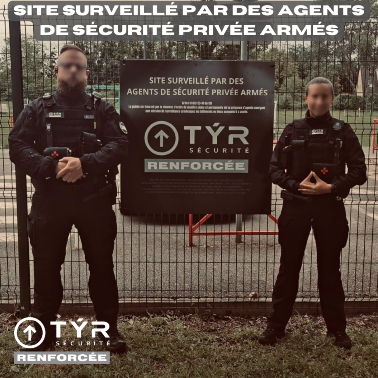 Surveillance armée sur une manifestation sportive par TÝR Sécurité Renforcée, Nevers, TÝR Sécurité